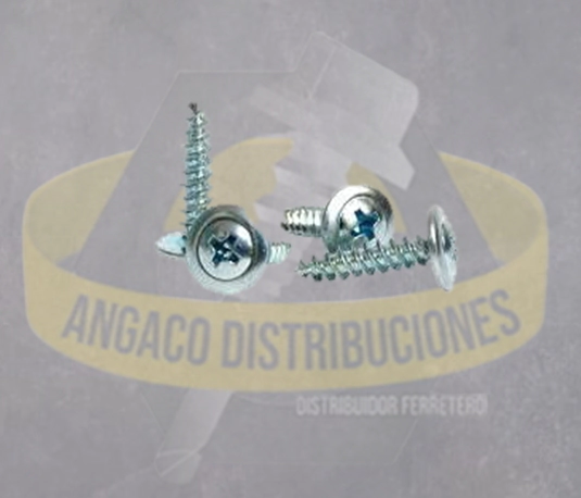 AUTOPERFORANTE T1 AGUJA CABEZA FLANGEADA  8 X 3/4