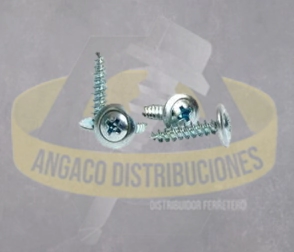 AUTOPERFORANTE T1 AGUJA CABEZA FLANGEADA  8 X 1