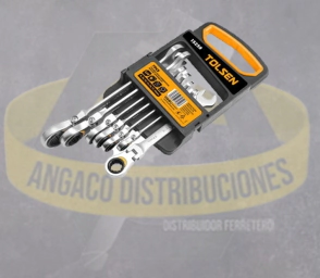 JGOLLAVECOMB C/CRIQ ARTICU MET RANGO 8-19MM (7PZAS)