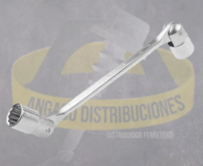 LLAVE TUBO ARTICULADA DOBLE 12X13MM