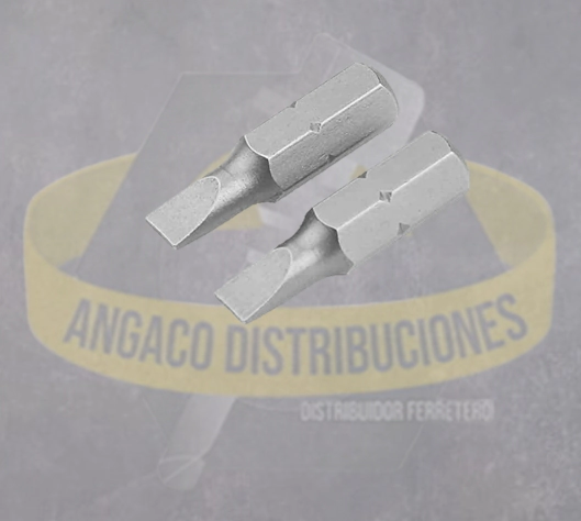 PUNTAS PLANAS 2 PIEZAS IND SLO.8X5.5X25MM