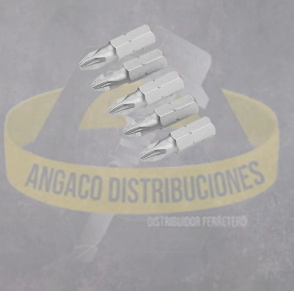 PUNTAS POZI DRIVE 5 PIEZAS IND PZ2X25MM