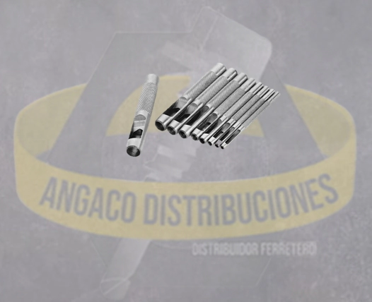 JUEGO DE SACABOCADOS 9 PIEZAS RANGO  2.5 - 10MM