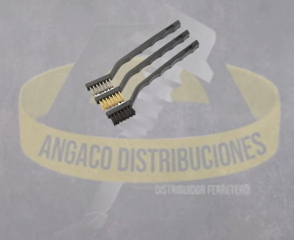 JGO CEPILLOS DE ACERO 3 PZAS 3 LINEAS