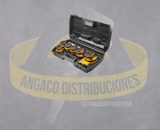 JUEGO DE TERRAJAS 9 PIEZAS IND RANGO 1/4