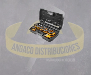 JUEGO DE TERRAJAS 9 PIEZAS IND RANGO 1/4