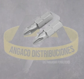 PUNTAS POZI DRIVE 2 PIEZAS IND PZ1X25MM