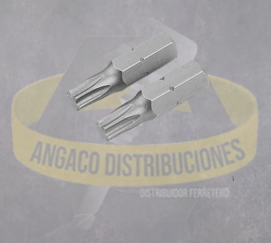 PUNTAS TORX 2 PIEZAS IND T40X25MM