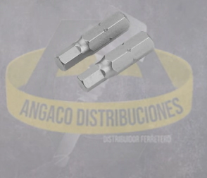 PUNTAS HEXAGONALES 2 PZAS IND H5X25MM