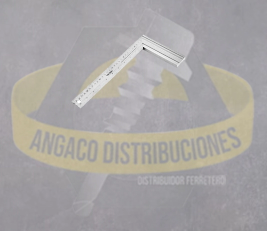 REGLA ESCUADRA DE ALUMINIO IND 250MM,10
