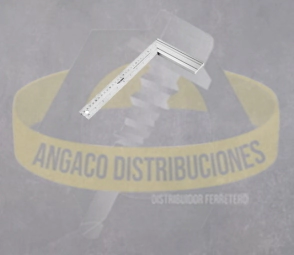 REGLA ESCUADRA DE ALUMINIO IND 250MM,10