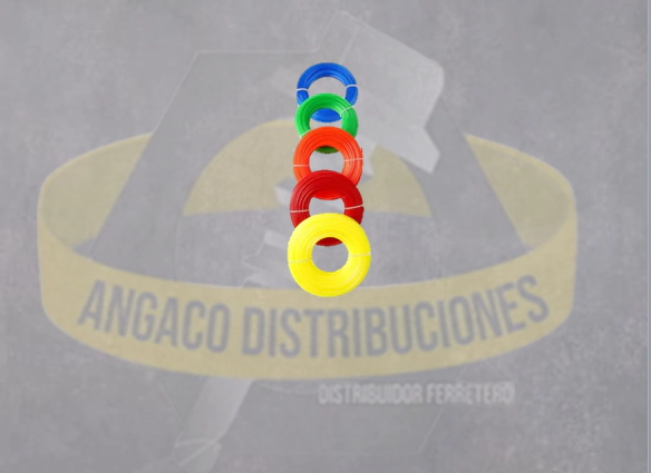 TANZA CUADRADA NARANJA 2.4MMX15M 0.095