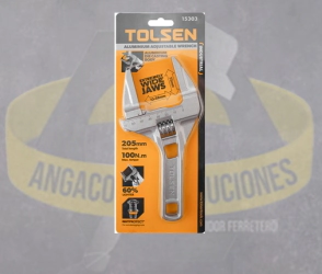 LLAVE AJUSTABLE D ALUMINIO IND 205MM