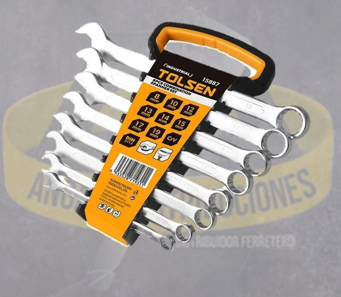 JGO. LLAVES COMB (8PZAS) 15159 8,10,12,13,14,
15,17,19MM