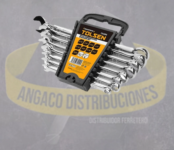 JGO. LLAVES COMB (8PZAS) 15375  3/8