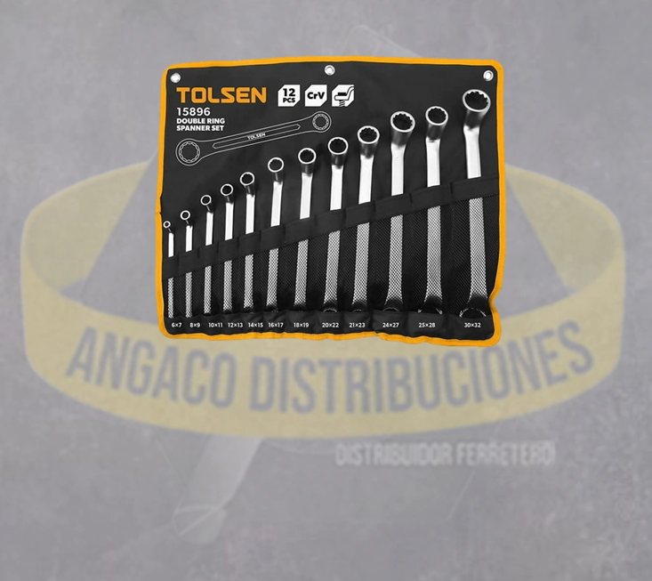 JGO LLAVES ESTRIA ACOD (12P) 6X7 A 30X32MM