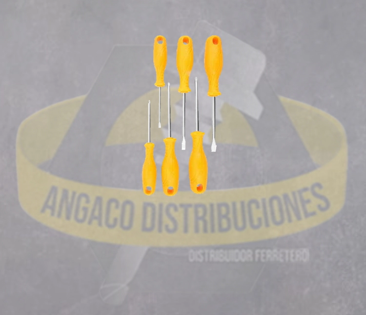 JGO DESTORNILLADORES 6 PZAS 0