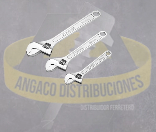 JUEGO LLAVES AJUSTABLES 6