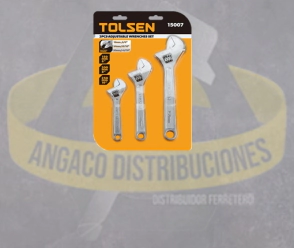 JUEGO LLAVES AJUSTABLES 6"-8"-10"