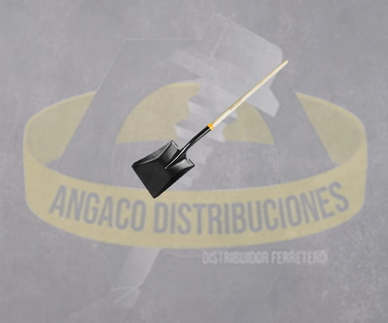 PALA DE ACERO CON MANGO 280X235X1470MM