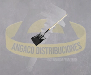 PALA DE ACERO CON MANGO 280X235X1470MM