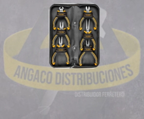 JUEGO DE PINZAS Y ALICATES (INDUSTRIAL) 6 PIEZAS