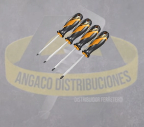 JUEGO DE DESTORNILLADORES DE 4 PIEZAS 4 PIEZAS