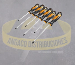 JUEGO DE DESTORNILLADORES DE 6 PIEZAS 6 PIEZAS