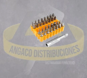 JUEGO DE PUNTAS MAGNÉTICO DE 33 PIEZAS 33 PIEZAS