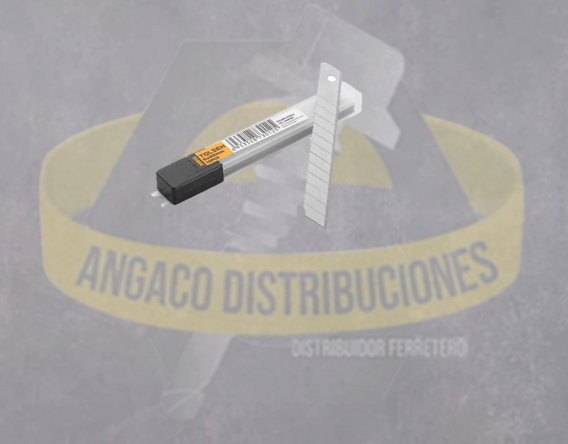 REPUESTO DE CUTTER 10 PIEZAS 10 P 9*80*0.4MM