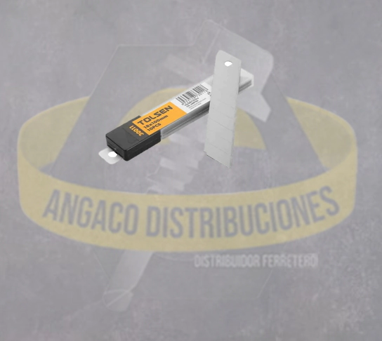REPUESTO DE CUTTER 10 PIEZAS 18X100MM