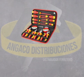 JUEGO DE 14 HERRAMIENTAS MANUALES AISLADAS 14 PIEZAS