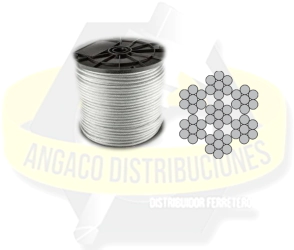 CABLE ACERO GALV 6x7 FC  ø2,5x200