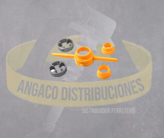 JUEGO ROSCADO P/ TUBERIAS PVC 1/2