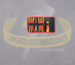 JGO CORTA CABLES Y PELACAB IND 12 PIEZAS