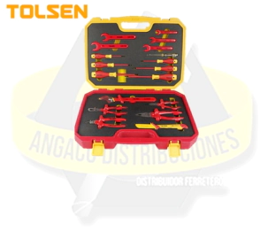 JUEGO HERRAM MANUALES AISL 18 PIEZAS