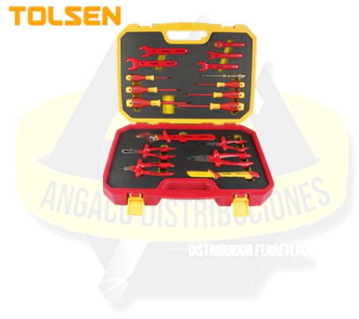 JUEGO HERRAM MANUALES AISL 18 PIEZAS