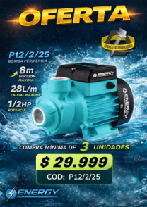 BOMBA PERIFERICA 1/2 HP ENERGY