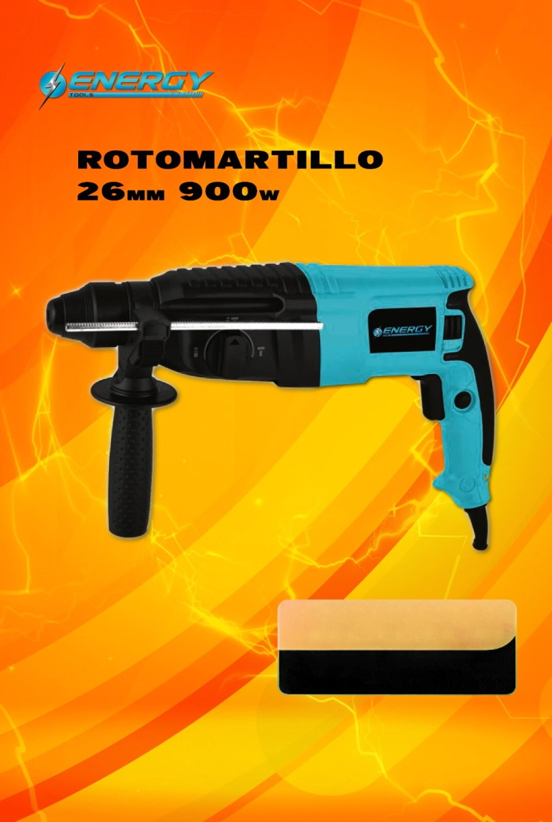 ROTOMARTILLO DE 26MM, 900W, 2,8J ENERGY