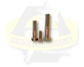 BULON CABEZA HEXAGONAL GRADO 5 SAE FINO DORADO 1/4 X 1/2