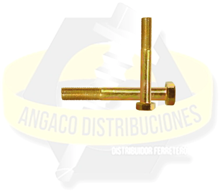 BULON CABEZA HEXAGONAL GRADO 5 SAE FINO DORADO 1/2 X 7