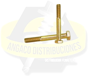 BULON CABEZA HEXAGONAL GRADO 8 MA DORADO 12X1,75X190